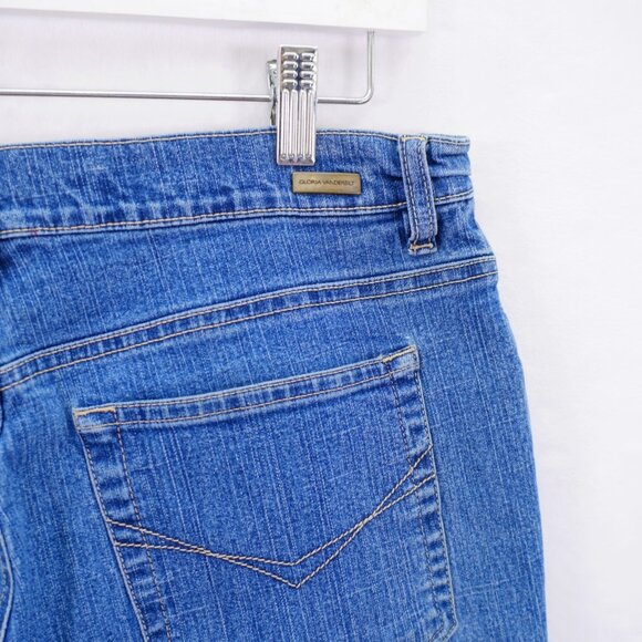 Gloria Vanderbilt Jeans Blue Denim -12 Short- 31 / 30 Mid Rise - Picture 7 of 9
